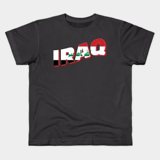 Iraq Vintage style retro souvenir Kids T-Shirt